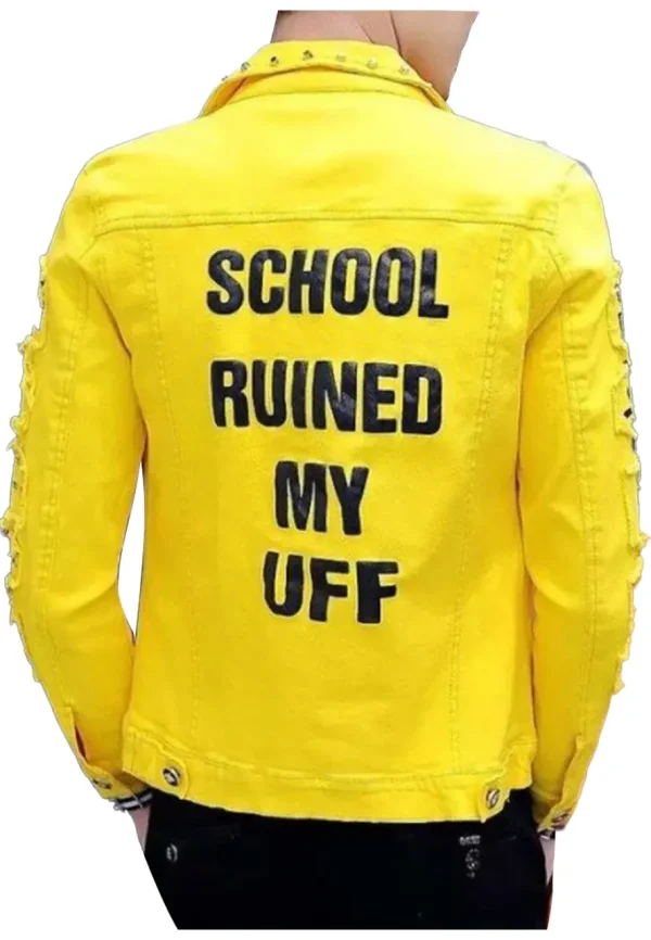Men's Denim School Ruined My Uff Jacket